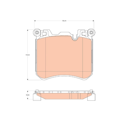 Brake Pad Set-X5/E70 / X6E71