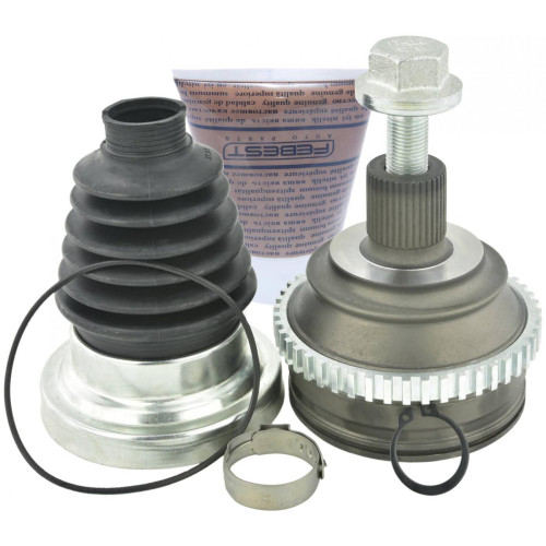 FEBEST Joint Kit Driveshaft 2310-TRSYNA48 - VW Transporter/California - Wheel Side, Front Axle, with ABS sensor ring