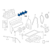 GENERAL MOTORS 89060413 Intake Manifold Gasket Kit with Side Intake Gaskets