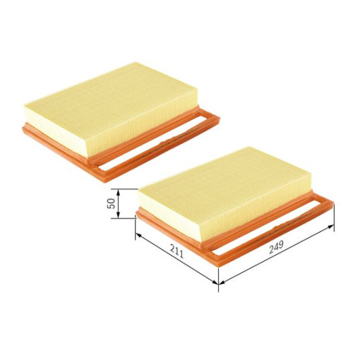 BOSCH 1987429402 Air Filter Element, Engine