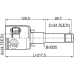 inner cv joint left 24x35x34