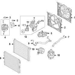 (Ast-107081) Radiator For Bmw 5 Series G30 G31 17119425862