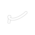 Genuine Nissan Upper Hose 21633-1LA1A