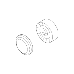 BMW Deflection Pulley - Water Pump/Alternator Belt - X5 E70 760Li F02 M760i xDrive G12