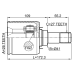 inner cv joint left 26x41x27