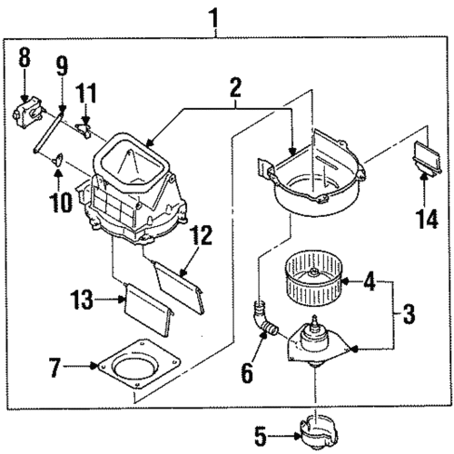 NISSAN PATROL GU Y61 SAFARI GENUINE Blower Motor Resistor - 27150-2J000