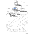 Toyota OEM Genuine RUBBER, WIPER, RH/LH