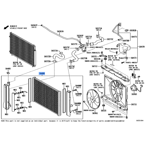 RADIATOR ASSY(16410-0D481)