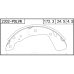 shoe kit, rear brake 200x35 (1kn)