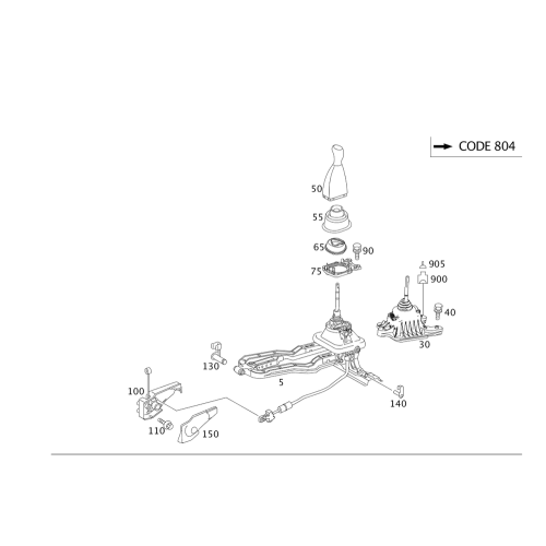 Gear Lever Db W203, W209