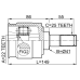 inner cv joint 22x41x25