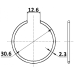 retaining ring 30.6x2.3