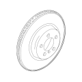 BMW Brake Disc (345 X 24 mm) - E60 E63 2004-2010 - 34216763827
