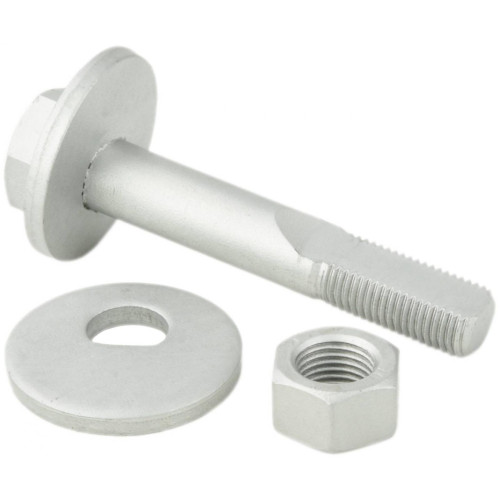 Camber adjusting eccentric bolt