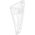 Window Reg. Rear Bmw E38/Lh