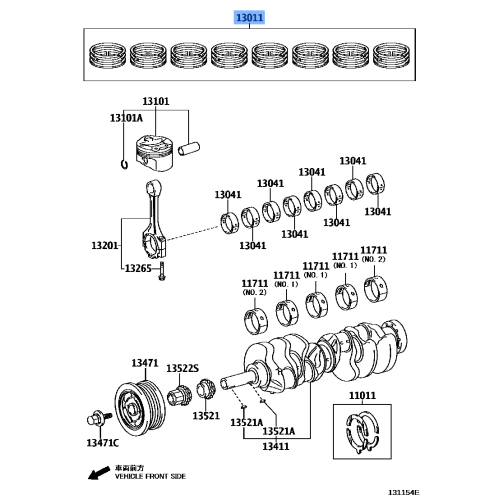 PISTON RING/SET