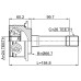 outer cv joint 24x66.7x26