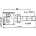 inner cv joint right 27x34x24