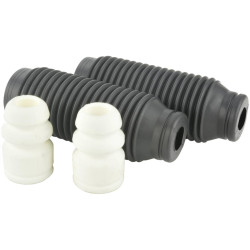 Boot with jounce bumper front shock absorber kit