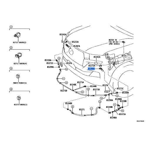 Motor Assy, Windshield Nozzle