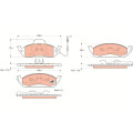 Brake Pad Set Frt W163