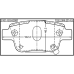 pad kit, disc brake, rear