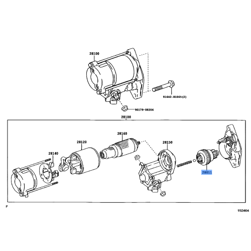 Starter Drive Bendix Assy