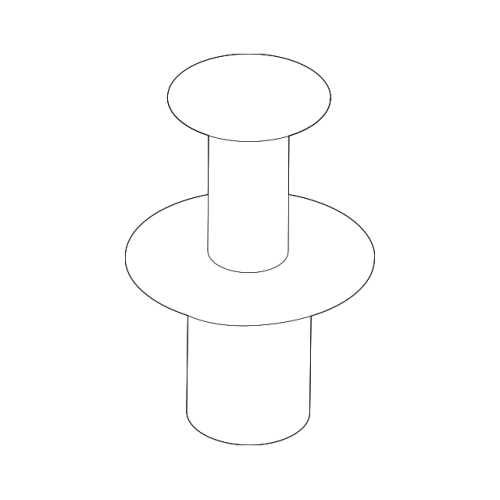 BMW Fender Liner Trim Clip Push-Type Expanding Rivet