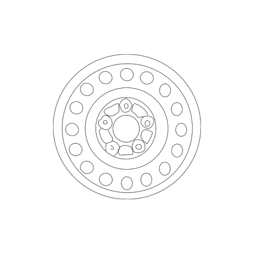 Nissan Wheel Assembly-Road 40300-AU007