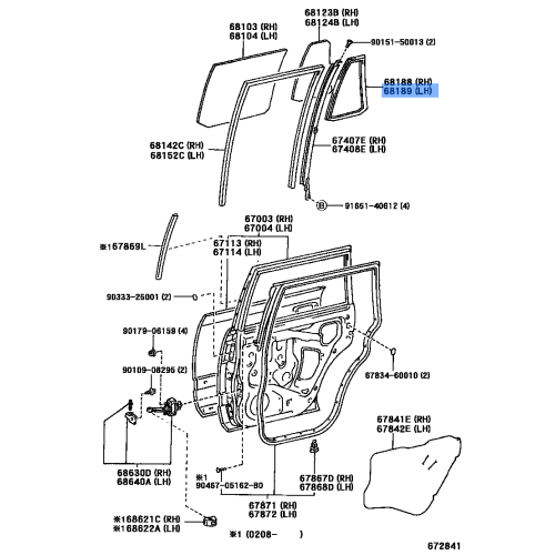 W/Stripe Qurter Glass