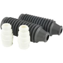 Boot with jounce bumper front shock absorber kit