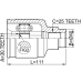 inner cv joint 30x40x25