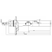 shock absorber rear left gas.twin tube