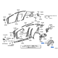 Toyota OEM Corner Protector Clip 65487-53020