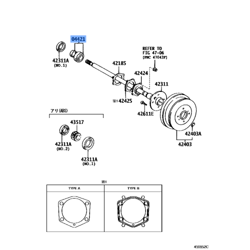 Bearing Rr Wheel