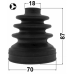 boot inner cv joint kit 70x87x18
