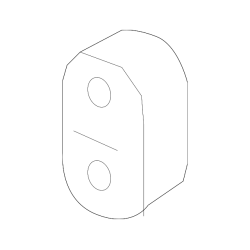 Nissan Muffler & Pipe Mount Cushion W/Tailpipe Insulator