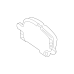 GM OEM Front Disc Brake Pad Set with Clips and Shims