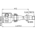 inner cv joint right 32x40x24