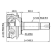 outer cv joint 22x55x26