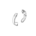 NISSAN SHOE SET-REAR D4060-28N25