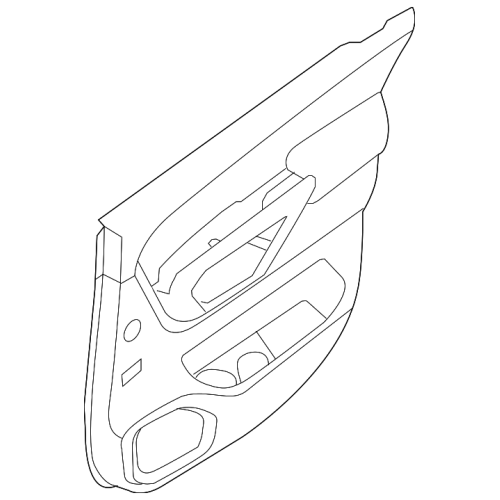 Finisher Assy Rear Door L