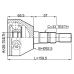 outer cv joint 26x52.5x33