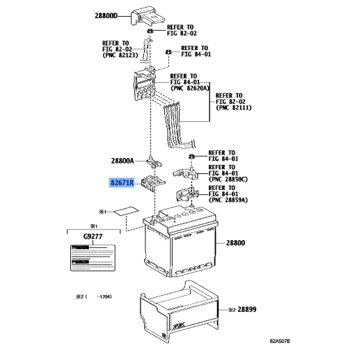 Toyota Terminal Block 82651-10010