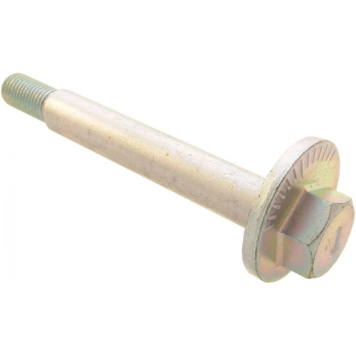 Camber adjusting eccentric bolt