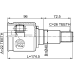 inner cv joint right 22x40x26