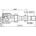 inner cv joint right 33x40x31