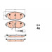 Brake Pad Set/Fr/A3/Golf/Passt