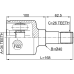 inner cv joint 34x40x26