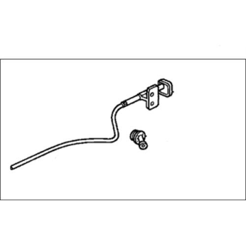 HONDA 74130-S5A-A01ZA Genuine Wire Assembly, Hood (Black)